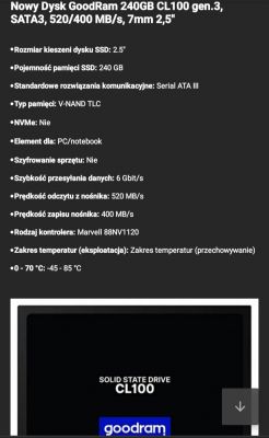 Dysk SSD do telewizora - ADATA SU650 vs GoodRam CX400/CL100, Patriot P210, Team Group GX1/GX2