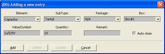 ElecElemDB - katalog elementów elektronicznych