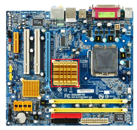 945 Chipset Chipset 945 - Przegrzewający się chipset i mostek południowy
