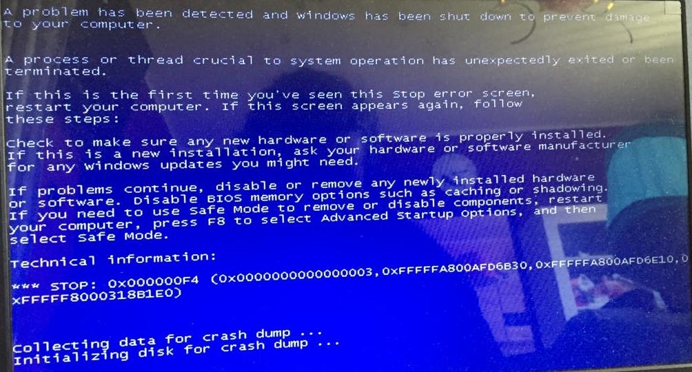 Dell Inspiron 15 3537 - ciągłe blue screeny po reinstalacji Win 7