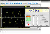 Amateur oscilloscope / USB generator (sound chip)