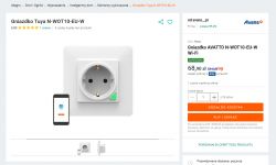 AVATTO N-WOT10-EU-W Socket on Store Page AVATTO N-WOT10-EU-W electrical socket and its price on a website.
