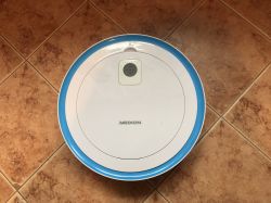 Wnętrze odkurzacza smart/robota sprzątającego z WiFi Medion 13277