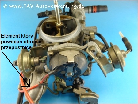 Mazda 323BF 1.3 '89 - Gaźnik, druga gardziel nie reaguje