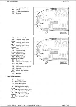 Audi a3 8L - Problem with the meter and indicators in the audi a3