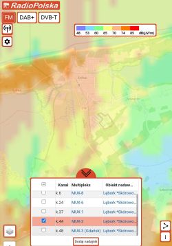 Jaka antena combo DVB-T2 do przyczepy w Łebie na nadajnik Gdańsk 100 km?