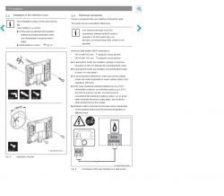 Schemat połączenia elektrycznego interface'u użytkownika z kotłem.
