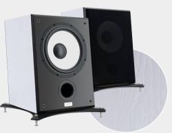 Subwoofer aktywny STX Electrino 150 S bez i z zamontowaną maskownicą z tkaniny