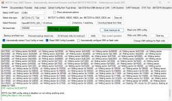 BK7231 Easy UART Flasher window with Write success! message visible