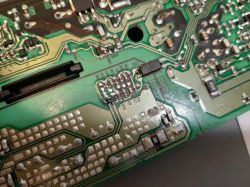 PS4 SLIM N15-160P1A - uszkodzone elementy zasilacza