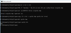 cmd - Jak złączyć 1.txt i 2.txt bez spacji/enterów i wyświetlić QWE12345