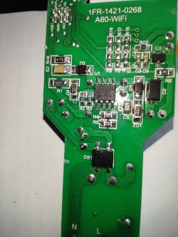 WiFi LED RGBCW WOJ14415 with SM2135 - I2C communication protocol, interior