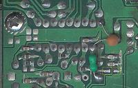 Uniden 510XL - Wymiana kwarcu 10.2419 na 10.240 i uszkodzony element L3