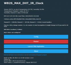 DIY Clock Interface with DHT11 Sensor Screenshot of DIY clock interface with DHT11 sensor