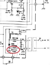 Alan18 z 1991 - słaby odbiór, punkty 32 i 33, C1 33 pF, nadawanie OK, odbiór słaby