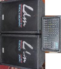 [Sprzedam] Zestaw kolumny Ldm p215 i powermixer smx-8s