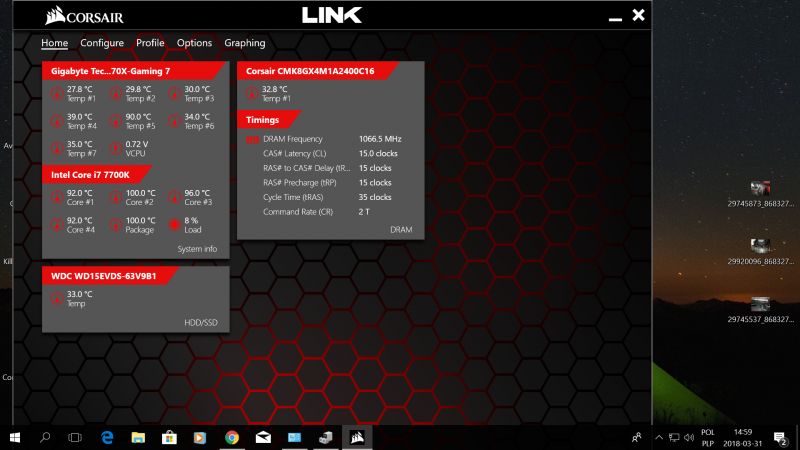 Corsair h100i v2 - System nie wykrywa chłodzenie wodnego