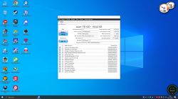 Zrzut ekranu pulpitu systemu Windows z otwartym programem CrystalDiskInfo pokazującym dane SSD Lexar 1TB.