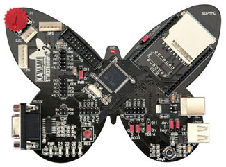 STM32Butterfly2 - zestaw uruchomieniowy z mikrokontrolerem STM32F107 STM32Butterfly2 - zestaw uruchomieniowy z mikrokontrolerem STM32F107