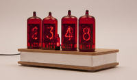Zegar lampowy nixie electroNIXclock 4xZ573M zasilany z USB Zegar lampowy nixie electroNIXclock 4xZ573M zasilany z USB
