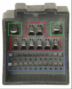 Rozpiska kostki radia 1DIN Ford Transit 2020 - sterowanie z kierownicy