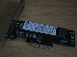 Screenshot showing BIOS settings from two computers, neither detecting the NVMe drive.