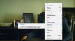 Zrzut ekranu menu programu Media Player Classic z opcjami ścieżki audio.