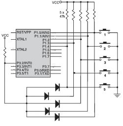 atmega328p Wyłącznik czujnik krańcowy mini z dźwignią prostą - WK320