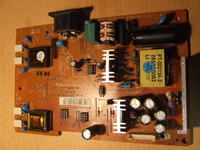 Flatron L1953S mruga. Zasilacz AIP0122, monitor po burzy.