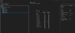 Screenshot of a lighting test software interface showing channel configuration.