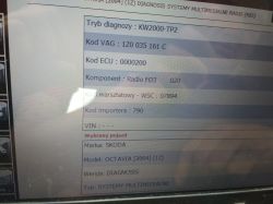 Jak zdobyć kod do radia Skoda Stream MP3 SKZ7Z3H0020391?