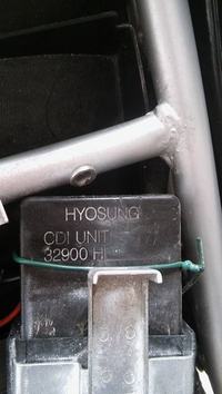 Hyosung GT 125 - Odblokowywanie modułu