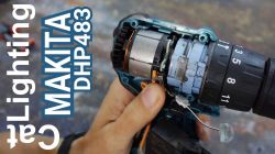 Makita DHP483 - opis wnętrza i diagnoza usterek