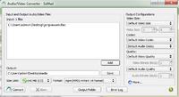 Konwersja plików .flac do .mp3 na Windows 7 za pomocą Audio/Video Converter 1.2.8