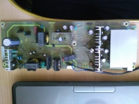 Toshiba 32av500p - zwarcie w przetwornicy zasilania świetlówek Toshiba 32av500p - zwarcie w przetwornicy zasilania świetlówek