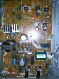 Toshiba 32av500p - zwarcie w przetwornicy zasilania świetlówek Toshiba 32av500p - zwarcie w przetwornicy zasilania świetlówek