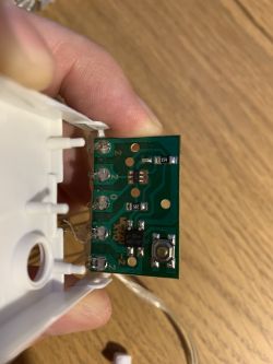 Controller board for Christmas lights with MB10F and IC 8068 components.