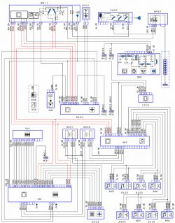 Peugeot 607 '01: Brak komunikacji z nawigacją, błąd wyświetlacza, zwarcie przycisku