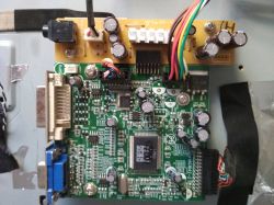 Naprawa monitora NEC LCD195VXM+, nie włącza się Naprawa monitora NEC LCD195VXM+, nie włącza się