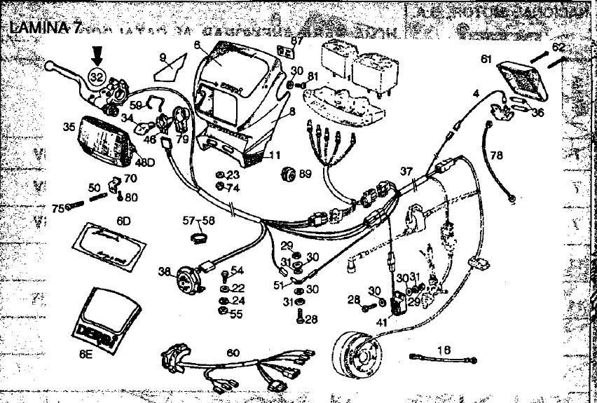 Potrzebny schemat instalacji Derbi Savannah FDS 4V