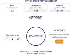 Problem z wolnym internetem, dobór operatora i sprzętu