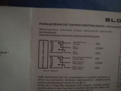 Seat Corrdoba Vario 97'''' - podłączenie uniwersalne sterownika centralnego zamk Seat Corrdoba Vario 97'''' - podłączenie uniwersalne sterownika centralnego zamk