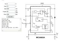 Czy kalkulator MC34063 jest wiarygodny dla przetwornicy 5V na 12V 0.4A?