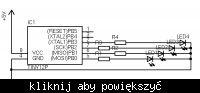 Licznik cyfrowy do 4 z resetem i diodami LED bez mikrokontrolera – jak zbudować?