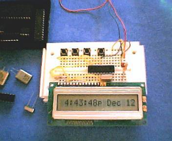 Zegar / Kalendarz LCD - zdjęcie, opis, żródło, kod