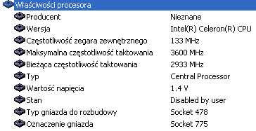 Porozmawiajmy o... moim Celeronie D i jego O/C