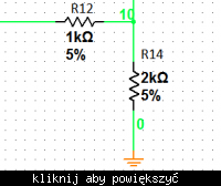 [Multisim] Problem z dzielnikiem napięcia