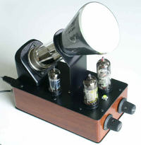 Lampowy mini oscyloskop-zabawka