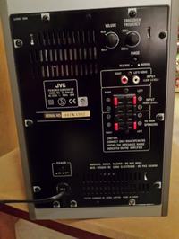 Connecting JVC Home Theater from Used Store: Subwoofer Sound & Power Light on but Incomplete Setup Connecting JVC Home Theater from Used Store: Subwoofer Sound & Power Light on but Incomplete Setup