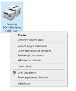 Samsung SCX-3405W - Instalacja na Windows 10 bez uprawnień administratora